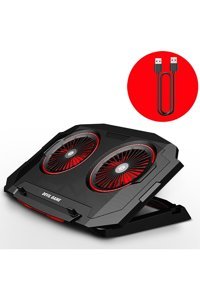 Popshop XD SR03 Katlanabilir Plastik Dikey Ayarlanabilir Soğutuculu Taşınabilir RGB Laptop Standı