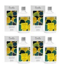 Pomellos Bergamot-Lime Cam Şişe Kolonya 4x250 ml