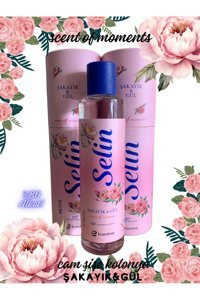 Selin Gül Cam Şişe Kolonya 180 ml