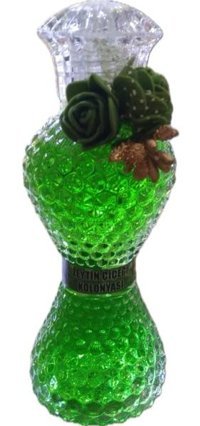Akgül Dekoratif Zeytin Çiçeği Cam Şişe Kolonya 300 ml