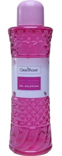 Clean Rose Gül Cam Şişe Kolonya 250 ml