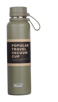 Hyt Büyük Kapasiteli Paslanmaz Çelik 800 ml Outdoor Termos Koyu Yeşil