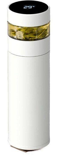 Xcj Akıllı Paslanmaz Çelik 400 ml Outdoor Termos Beyaz