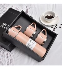 Aliyosso Paslanmaz Çelik 0.5 lt Outdoor Termos Açık Pembe