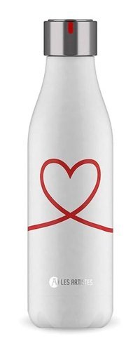 Les Artistes Paris Love Çelik 0.5 lt Outdoor Termos Beyaz