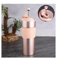 Tohana French Press Çelik 0.45 lt Outdoor Termos Altın