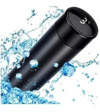 Alibee Akıllı Paslanmaz Çelik 0.5 lt Outdoor Termos Siyah