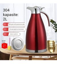 Hyt Çift Kat İzolasyonlu Paslanmaz Çelik 0.8 lt Outdoor Termos Kiremit