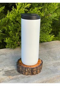 Verahed Vakumlu Paslanmaz Çelik 0.5 lt Outdoor Termos Beyaz