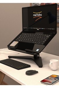 Merhaba Mobilya Ahşap Ayarlanabilir Taşınabilir Laptop Standı