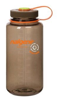 Nalgene Wide Mount Sustain Tritan Plastik 1 lt Outdoor Termos Kahverengi