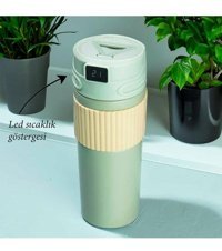 Coocker 1394-3 Paslanmaz Çelik 0.48 lt Outdoor Termos Yeşil