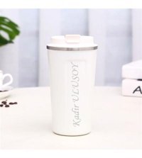 Çılgıntrend Kişiye Özel Paslanmaz Çelik 0.5 lt Outdoor Termos Beyaz