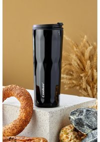 Cooker Premium Paslanmaz Çelik 0.5 lt Outdoor Termos Siyah