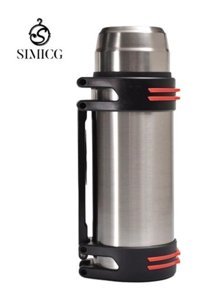 Simicg Paslanmaz Çelik Outdoor Termos Gri