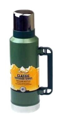 Penguen 1200Y Çelik 2 lt Outdoor Termos Yeşil