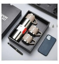 Hepbimoda Bardaklı Paslanmaz Çelik 0.5 lt Outdoor Termos Gümüş