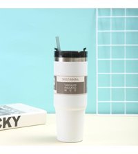 Ww Çift Vakumlu Paslanmaz Çelik 0.89 lt Outdoor Termos Beyaz