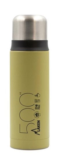 Laken Lk1850K Paslanmaz Çelik 0.5 lt Outdoor Termos Haki