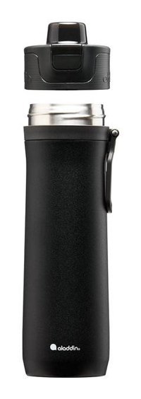 Aladdin Sports Thermavac Paslanmaz Çelik 0.6 lt Outdoor Termos Siyah