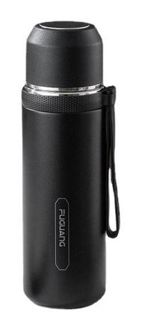 Hyt Taşınabilir Paslanmaz Çelik 0.85 lt Outdoor Termos Siyah