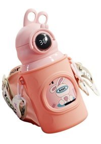 Worryfreeshopping Paslanmaz Çelik 0.5 lt Outdoor Termos Koyu Pembe