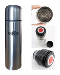 Asben Fsua005E Paslanmaz Çelik 0.5 lt Outdoor Termos Açık Gri