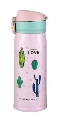 Klt Love Paslanmaz Çelik 0.35 lt Outdoor Termos Pembe