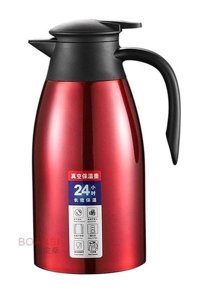 Hyt Geniş Kapasiteli Paslanmaz Çelik 2 lt Outdoor Termos Kırmızı