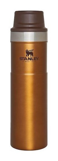 Stanley Trigger Action Paslanmaz Çelik 0.59 lt Outdoor Termos Kahverengi