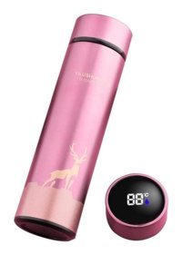 Worryfreeshopping Business Paslanmaz Çelik 0.5 lt Outdoor Termos Pembe