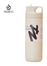 Simicg Paslanmaz Çelik 0.55 lt Outdoor Termos Beyaz