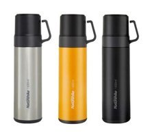 Naturehike 3In1 Vacuum Paslanmaz Çelik 0.6 lt Outdoor Termos Gri