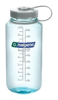 Nalgene Wide Mount Sustain Tritan Plastik 1 lt Outdoor Termos Şeffaf