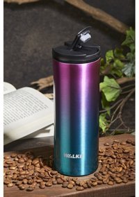 Walke Paslanmaz Çelik Outdoor Termos Mavi - Mor