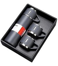 Xcj Portatif Paslanmaz Çelik 0.5 lt Outdoor Termos Gri