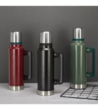 Jzcat Vakumlu Paslanmaz Çelik 1.9 lt Outdoor Termos Siyah
