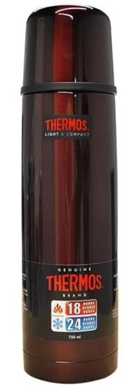Thermos Paslanmaz Çelik 0.75 lt Outdoor Termos Bordo