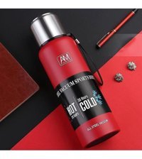 Alibee 304 Paslanmaz Çelik 1 lt Outdoor Termos Kırmızı