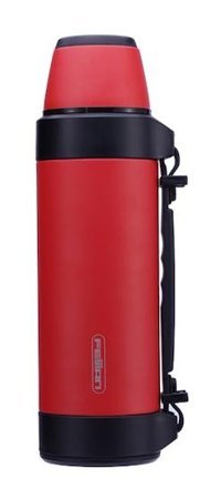 Yystore Pratik Paslanmaz Çelik 1.51 lt Outdoor Termos Kırmızı - Siyah