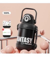Summer Love Fantasy Paslanmaz Çelik 0.9 lt Outdoor Termos Siyah