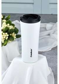 Cooker Paslanmaz Çelik 400 ml Outdoor Termos Beyaz