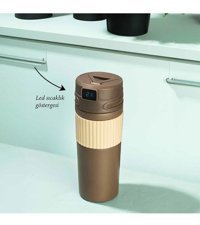 Coocker 1394-1 Paslanmaz Çelik 0.48 lt Outdoor Termos Kahverengi