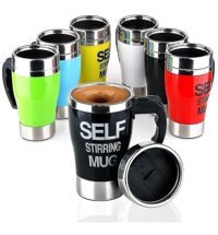Alibee Self Stirring Paslanmaz Çelik 0.5 lt Outdoor Termos Kırmızı