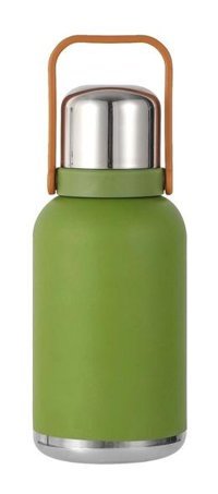 Hyt Geniş Kapasiteli Paslanmaz Çelik 800 ml Outdoor Termos Açık Yeşil