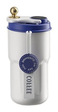 Simicg Termal Paslanmaz Çelik 0.42 lt Outdoor Termos Beyaz - Gri