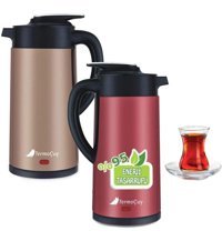 Ezere Termoçay Paslanmaz Çelik 2 lt Outdoor Termos Altın