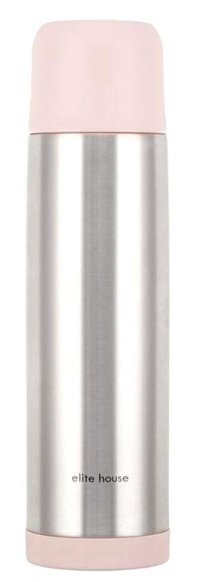 Elite House Inox Paslanmaz Çelik 0.75 lt Outdoor Termos Pembe