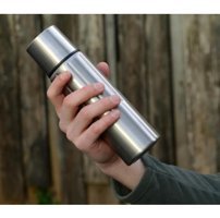 ​​Sigg Thermo Flask Paslanmaz Çelik 0.5 lt Outdoor Termos Gümüş - Siyah