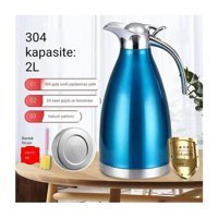 Hyt Yalıtımlı Paslanmaz Çelik 0.8 lt Outdoor Termos Açık Mavi